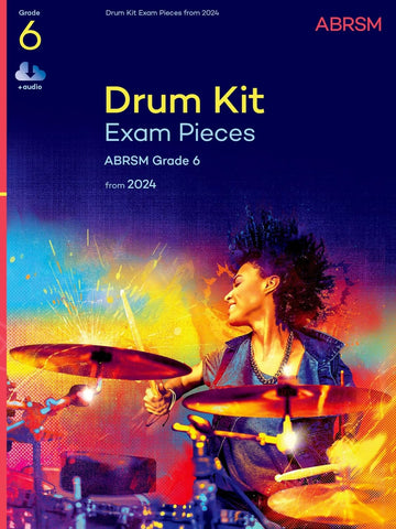 ABRSM Drumkit Exam Pieces from 2024 Grade 6