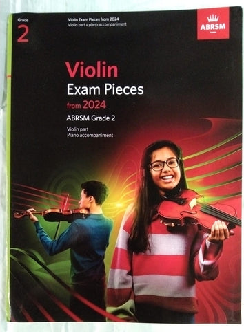 ABRSM Violin Exam Pieces from 2024 Grade 2 with Piano accompaniment