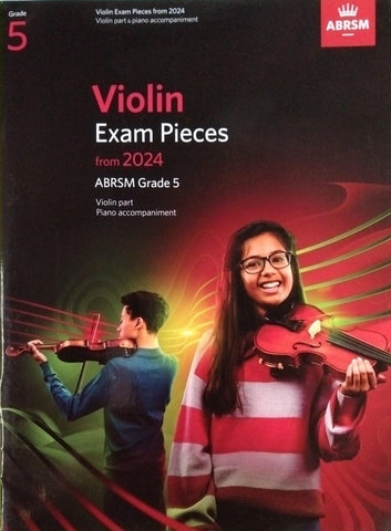 ABRSM Violin Exam Pieces from 2024 Grade 5 with Piano accompaniment