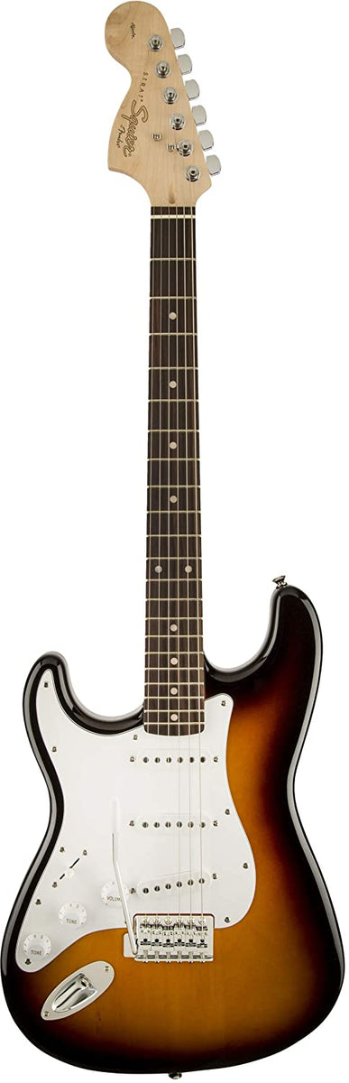 Fender Squier Affinity Stratocaster, Left Handed - Brown Sunburst ...